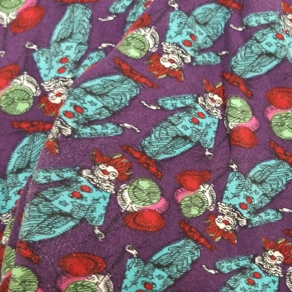 DONATION SALE 🌈3/$20 New Lularoe One Size Leggings Clowns OS - Picture 2 of 4
